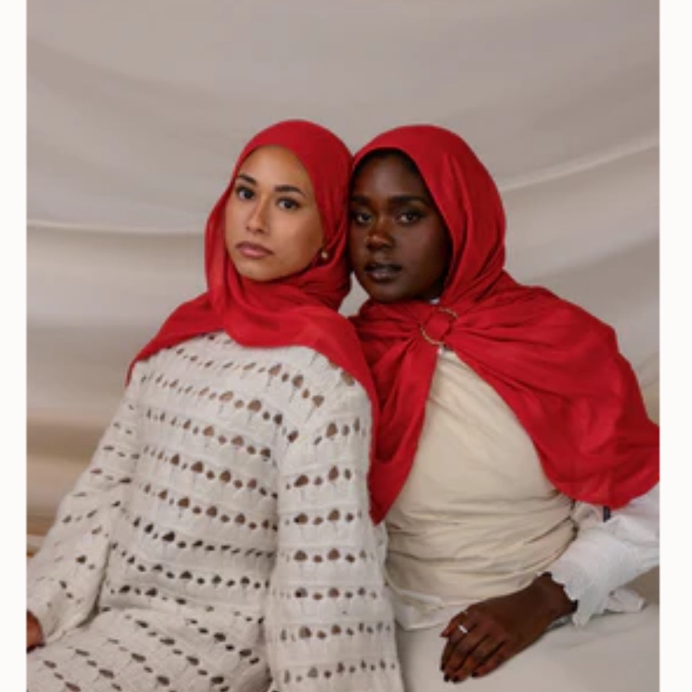 VELA Scarves - Cherry Crush - Standard Size